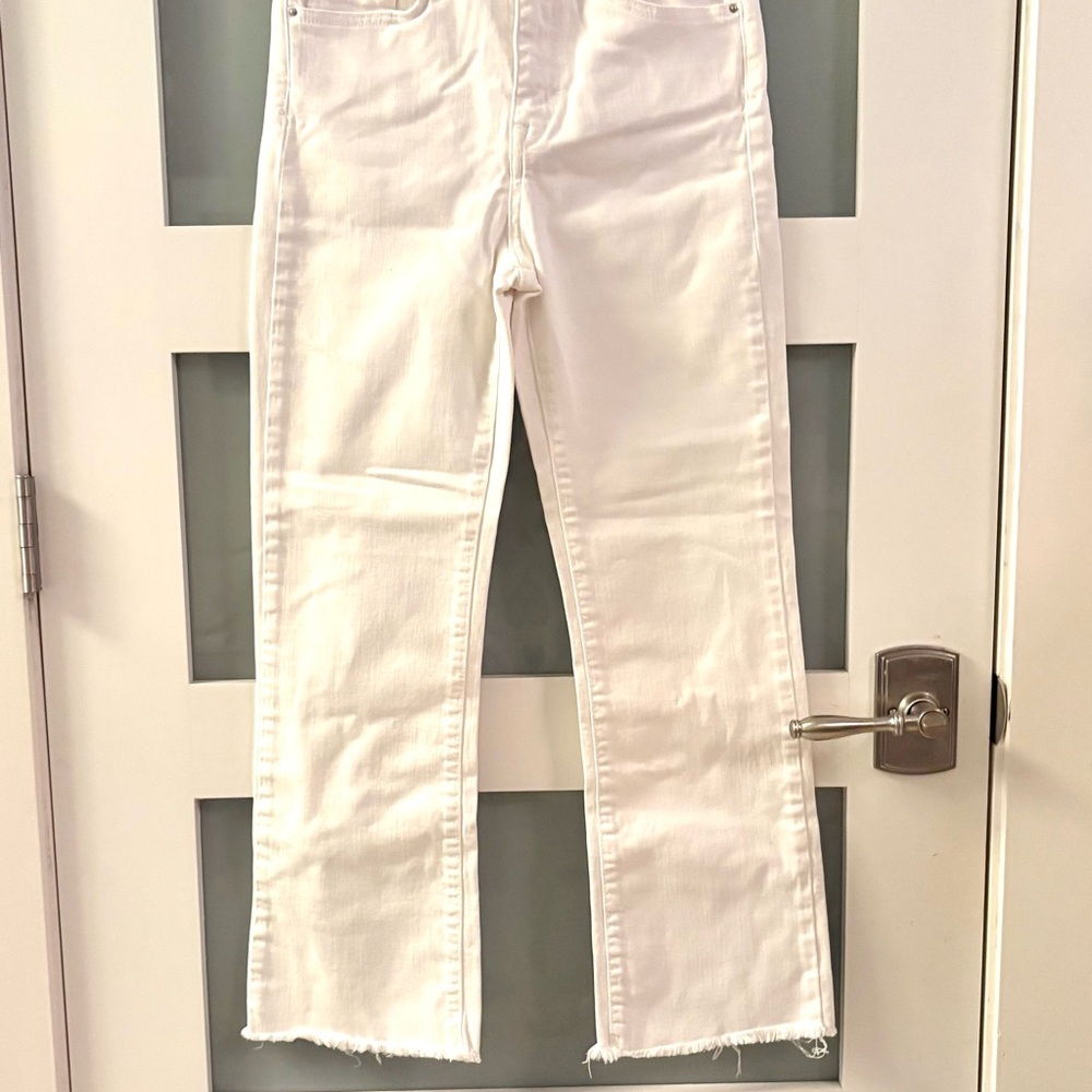 Zara Women's  white Flare Jeans